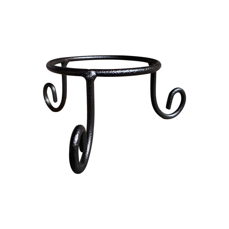Black Iron Ball Stand - Gazing Globe Stand for Balls,