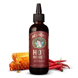 Melinda’s Hot Honey - 10 oz, 1 Pack - Spicy Honey Sauce Made with Fresh Peppers - Infused Sweet & Spicy Sauce for Dipping, Drizzling