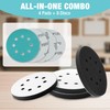 WORKPRO 5 Inch Orbital Sander Interface Pads and Sanding Discs,