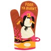 Blue Q Food Ya Burnt Oven Glove, 1 EA