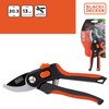 BLACK+DECKER Secateurs - 20.3 cm - Hardened Steel Blades -
