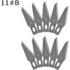 LinaLife 100PCS wholesale Hobby Blade #11#11B obtuse angle Replacement Stainless