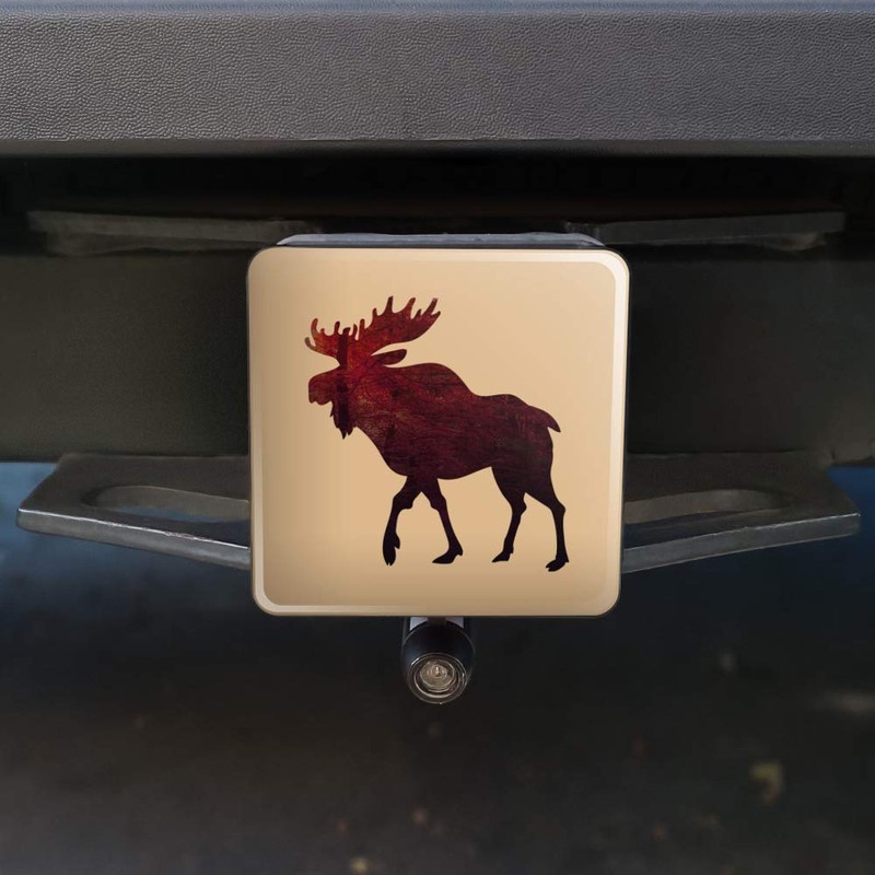GRAPHICS & MORE Moose Red Forest Tow Trailer Hitch Cover