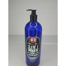 Clean & Beauty Gentleman’s Choice ~ Amber Wood 3-in-1 Wash for Men 32 fl oz Each