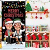 Funny Christmas Banner Happy Xmas Backdrop Sign Winter Xmas Decor