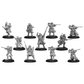 Trencher Long Gunners - Cygnar Unit and Command Attachment (resin/metal)