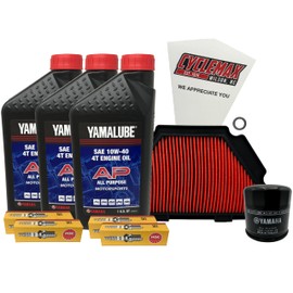 Cyclemax Standard Yamalube Tune-Up Kit compatible with 2009-2017 Yamaha FZ6R