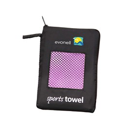 Evonell Microfibre Towels Various Sizes and Colours Ultra Light Extremely Absorbent Sports Towel Travel Towel Bath Towel Outdoor Towel (30 x 120 cm, Pink)