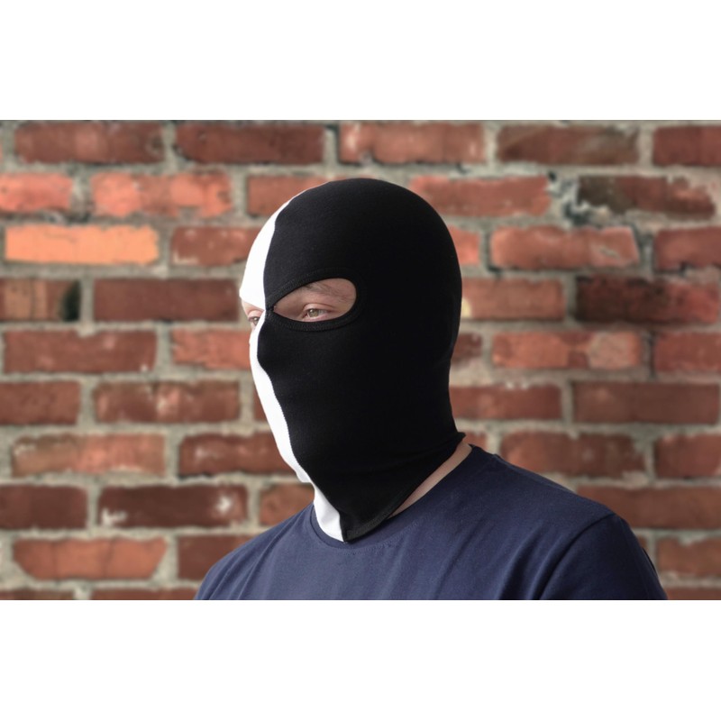 PGWEAR Balaclava 50/50, white/black