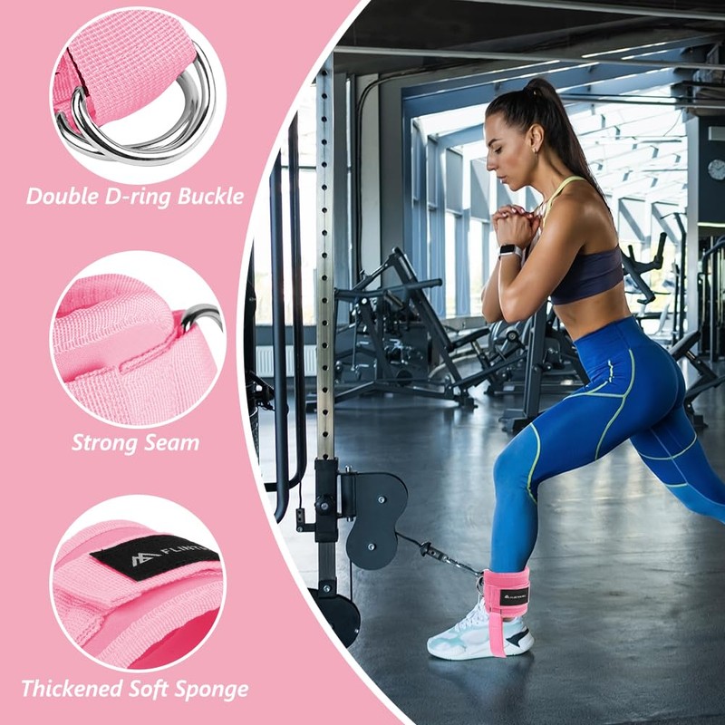 flintronic Foot Loops, Cable Pull with Fixed Rope, Foot Cuffs