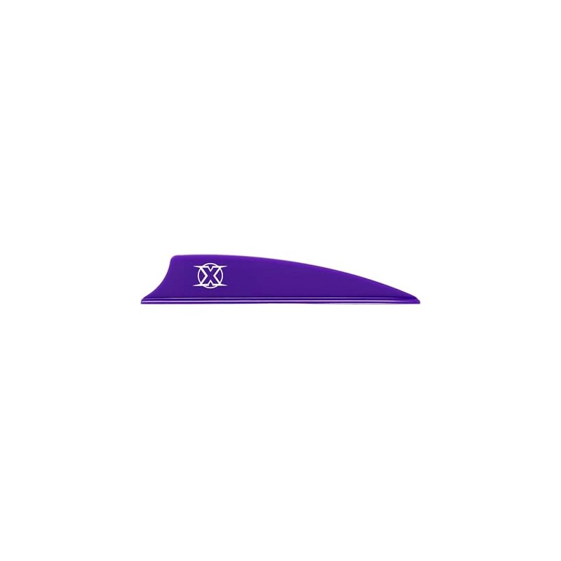 Bohning 2.25-Inch Shield Cut X-Vanes (36-Pack), Purple