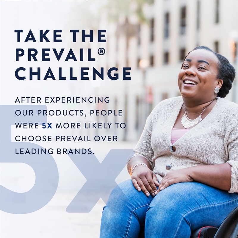 Prevail Per-Fit Unisex Maximum Absorbency Incontinence Briefs with Refastenable Tabs,