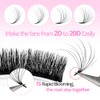 Easy Fan Lashes Selbstfächernde Wimpern 2D-20D Volumen Wimpern für Volumentechnik
