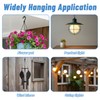 PercyEffie 60 Pack Ceiling Hooks for Hanging Plants/Outdoor String Lights,