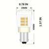 JOMITOP BA15S Led light Bulb 3000K 3W AC12V/DC12-24V 1156 1141