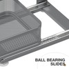 Corbyles 2 Pack 15.5IN-Depth Under Sink Organizer With Next-Gen Ball-Bearing