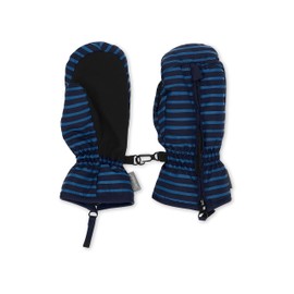 Sterntaler Baby Boys Mittens Striped Gloves - Baby Mittens Winter Baby Gloves - Waterproof Made of Functional Material - Navy, navy