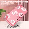 DLseego Sakura White Flower Floral Clear Switch Lite Protective Case