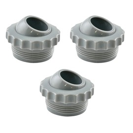 Swimables 1.5 Inch MIP Threaded Directional Fitting Hydrostream Pool Jet Nozzles | Compatible With Hayward Pool Return Jet SP1419E & Pool Jet Eyeball Replacement | 1" Eyeball Fitting