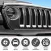 SQQP Grille Grill Insert+Headlight Turn Light Cover Compatible with 2018-2023