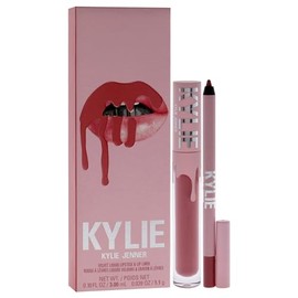 Kylie Cosmetics Velvet Lip Kit - 305 Harmony for Women - 2 lápices labiales líquidos de terciopelo de 0.10 onzas, delineador de labios de 0.03 onzas