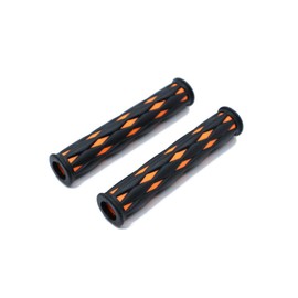 Beatus 2 Types All 5 Colors Handle Lever Grip 22.2m Universal Brake Axle Rubber (Type 1, Orange)