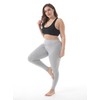 ZERDOCEAN Women's Plus Size Modal Lightweight Full Length Leggings Light