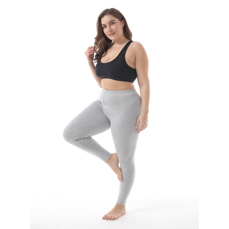 ZERDOCEAN Women's Plus Size Modal Lightweight Full Length Leggings Light