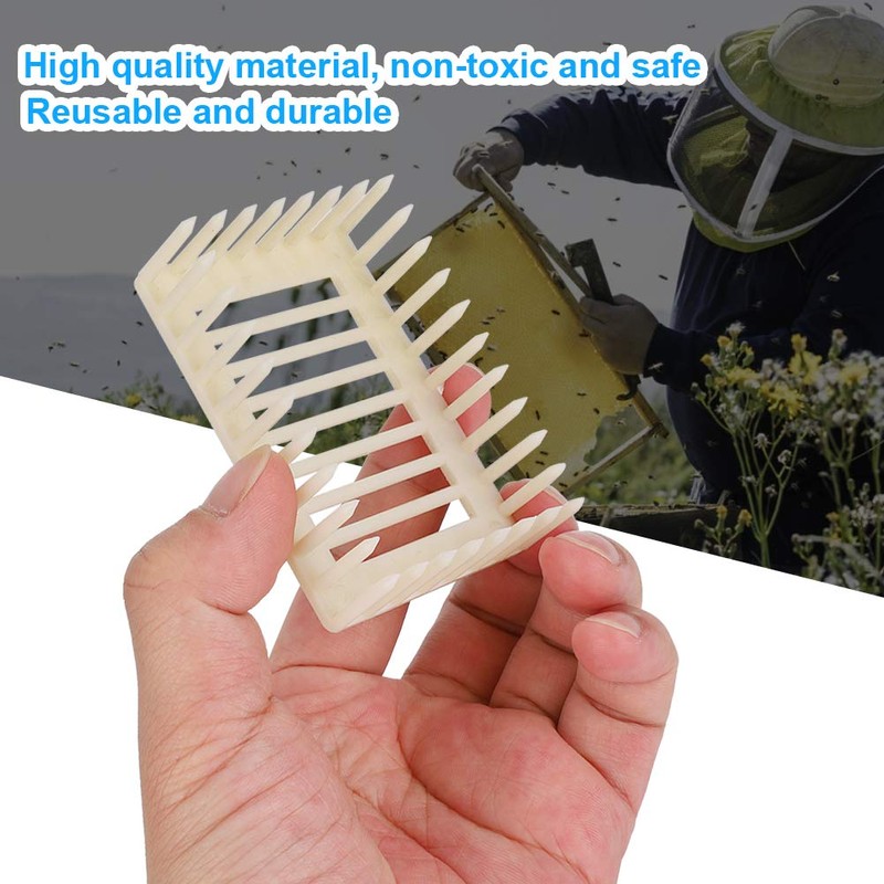 Non-Toxic Bee Cage, Queen Cage, Plastic 20Pcs for Indoor Home