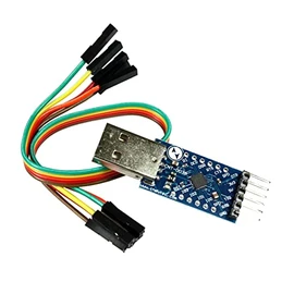 Paradisetronic.com USB UART Converter CP2104 Serial Port/TTL to USB, 3.3V/5V USB Serial Converter for Linux, macOS, Win7, Win8, Win10 (Adapter)