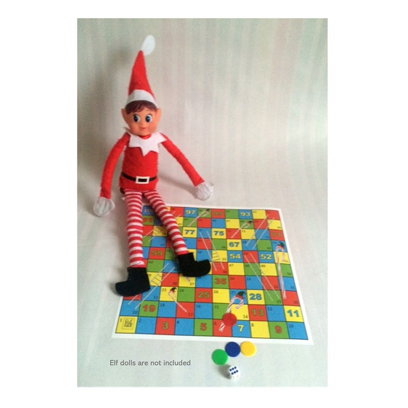 Elf Snakes and Ladders called Candy Canes and Ladders Prop