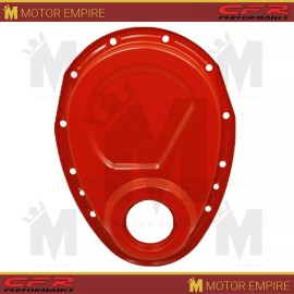 CFR Performance For 55-95 Chevy SB 283 305 327 350 400 Timing Chain Cover Steel Orange