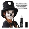 3 Colors Gothic Matte Lipstick Set, Vampire Black White Red