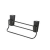 Richell Towel Rack, Dark Gray, Raccool Towel Hanger