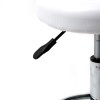 Height Adjustable Swivel Bar Stool PU Leather Seat Chrome Base
