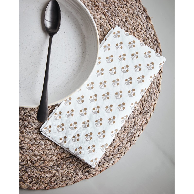 House Doctor Plate, Stoneware, Cream White, Large