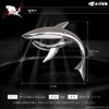 A-ITEM Shark Guitar Capo Capotasto Shark Shaped Guitar Access Metallic