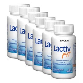 Naturex Pack Lactiv Fit 6 Suplementos Tratamiento Completo Para 3 Meses 15 Cápsulas C/u Bifidobacterium Lactis Bpl1 Mejora Salud Digestiva Refuerzo Inmunológico