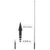 Ullman HT-1 Telescoping Hi-Tech Magnetic Pick-up Tool with Powercap, 6-5/8"