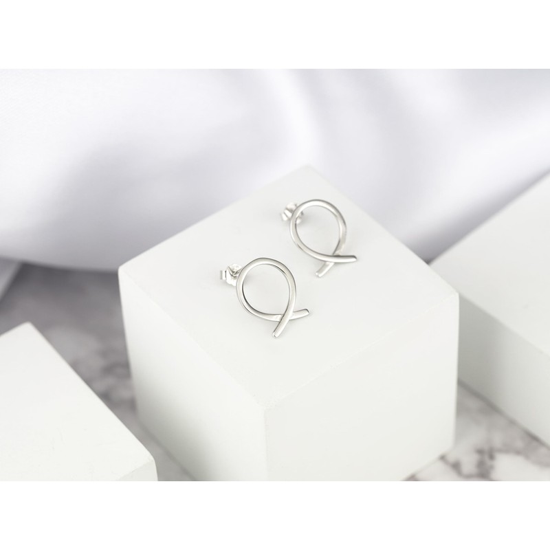 SOFIA MILANI - Women's Earrings 925 Silver - Circle Stud