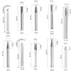 YFFSFDC Carbide Bar Router Bit, 10 Types, Set of 10,