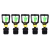 5PCS G1/2 Male Thread Rotating Sprinkler Nozzle Spray Head Misting