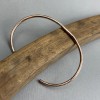 Sky Copper Cuff, Thin, Simple, Minimal, Handmade In USA
