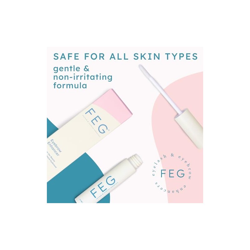FEG Eyebrow Eye Brow Growth Length Thickness Darkness Enhancer Serum