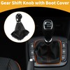 Partuto 6 Speed Manual Gear Shifter Knob with Cover -