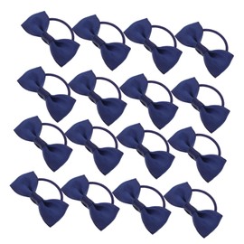 Baluue 12pcs Bow Hair Accessories Elastic Band Hair Ties for School Uniforms and Daily Wear Charming Ponytail Holders for Little Stylish and Versatile