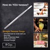 8-CREW KITCHEN Chef Tweezers - 3 Stainless Steel 8” Culinary