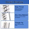 20 Pcs Plasterboard Fixings Heavy Duty, Plasterboard Fixings Dry Wall