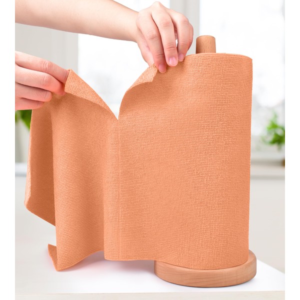 KitchLife Microfiber Cleaning Cloth Roll - Tear-Away Towels, Lint-Free, Reusable,
