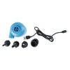 Electric Air Pump Portable Blue Inflator Deflator Pump Perfect for